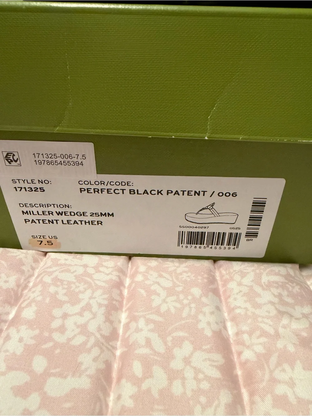 Tory Burch glossy patent